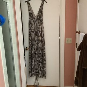 VICI Zebra print Maxi-dress NWOT L